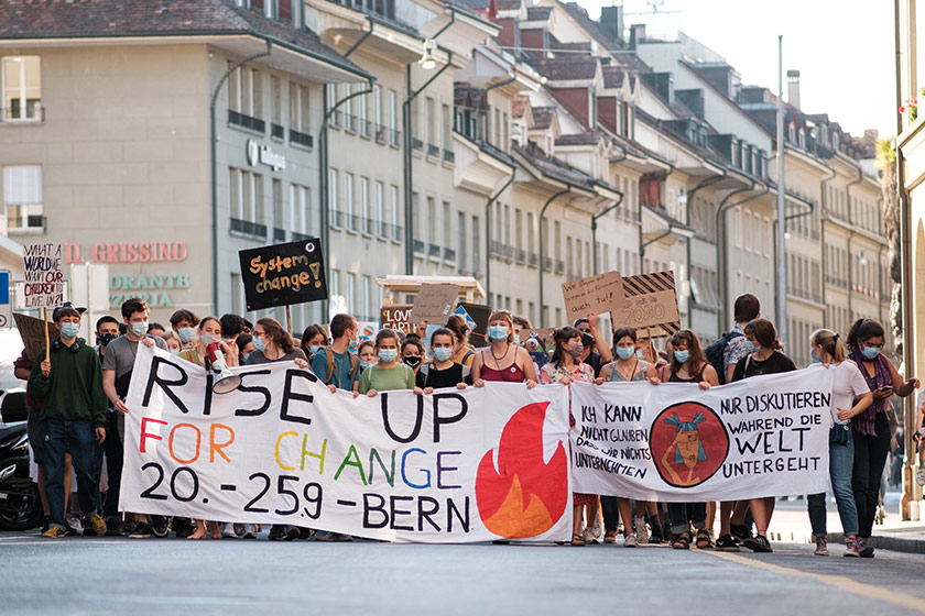 Archivbild Klimastreik Bern 2020